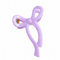 Claw Clip Lazo Lavanda - vista frontal sólido