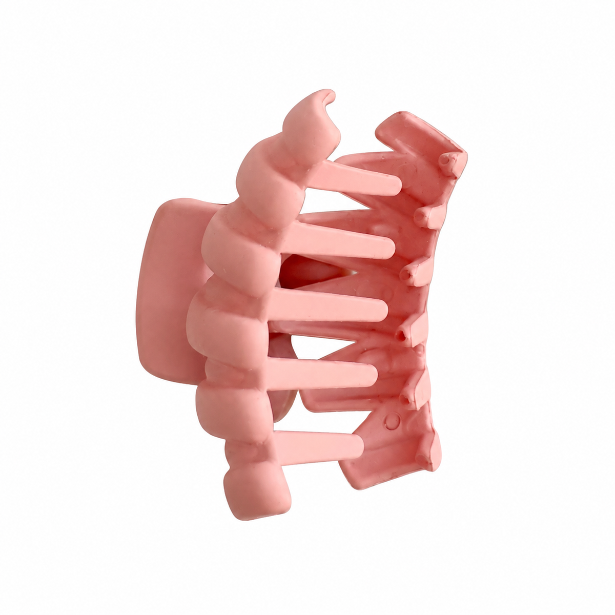 Claw Clip Chunky Rosa Mini - vista en espiral