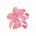 Claw Clip Flor Puntiaguda Rosa Nacarada - vista frontal con dientes