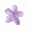 Claw Clip Flor Puntiaguda Lavanda Nacarada - vista frontal pétalos