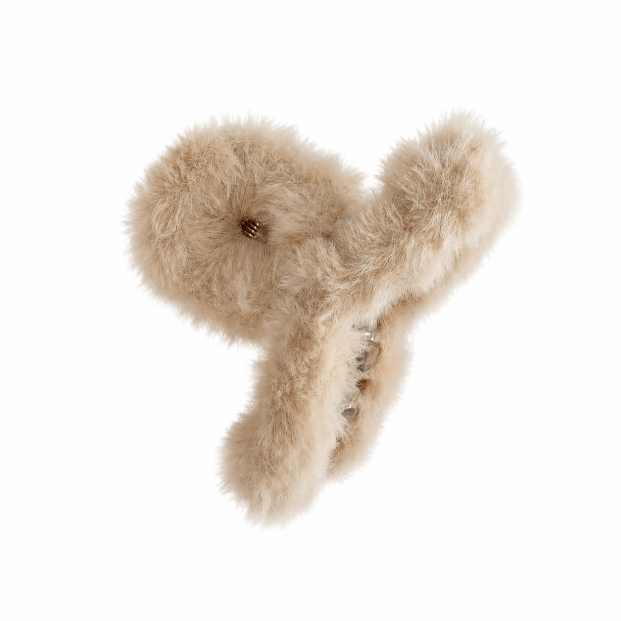 Claw Clip Teddy Nude - vista frontal abierto