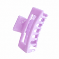 Claw Clip Rectangular Lavanda Nacarado - vista con dientes