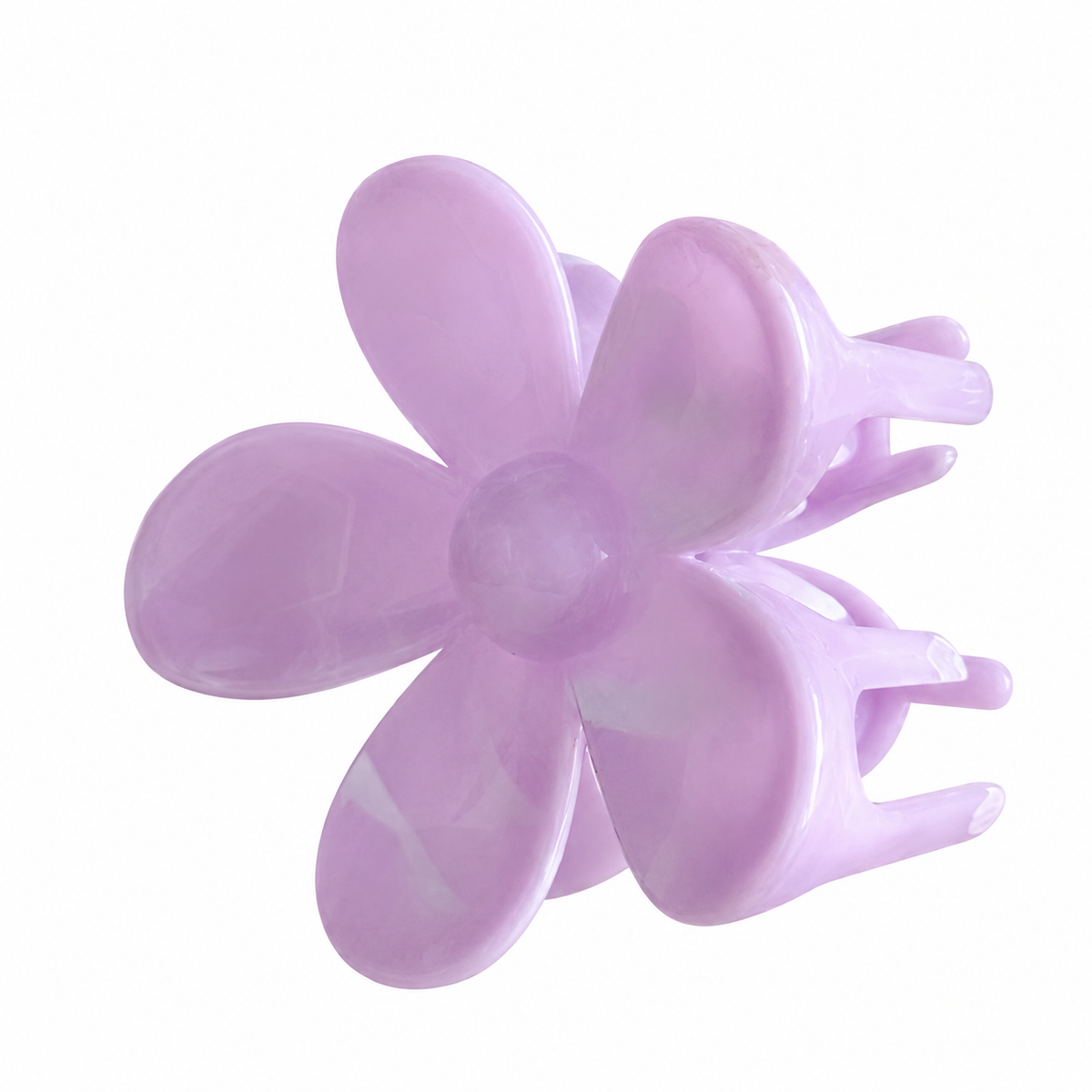 Pinche Flor Lavanda Nacarada - vista con clip