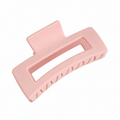 Claw Clip Grande Rosa Mate - vista frontal