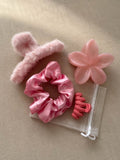 Pack Rosado de Accesorios para el Pelo
