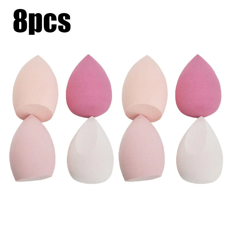 Esponjas de Maquillaje Beauty Blender 8 Piezas | Set de Esponjas para Base y Corrector