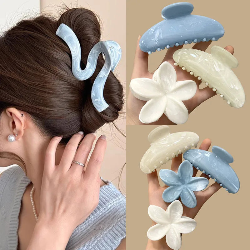 🦋 Pinza para el Cabello Flor & Mar