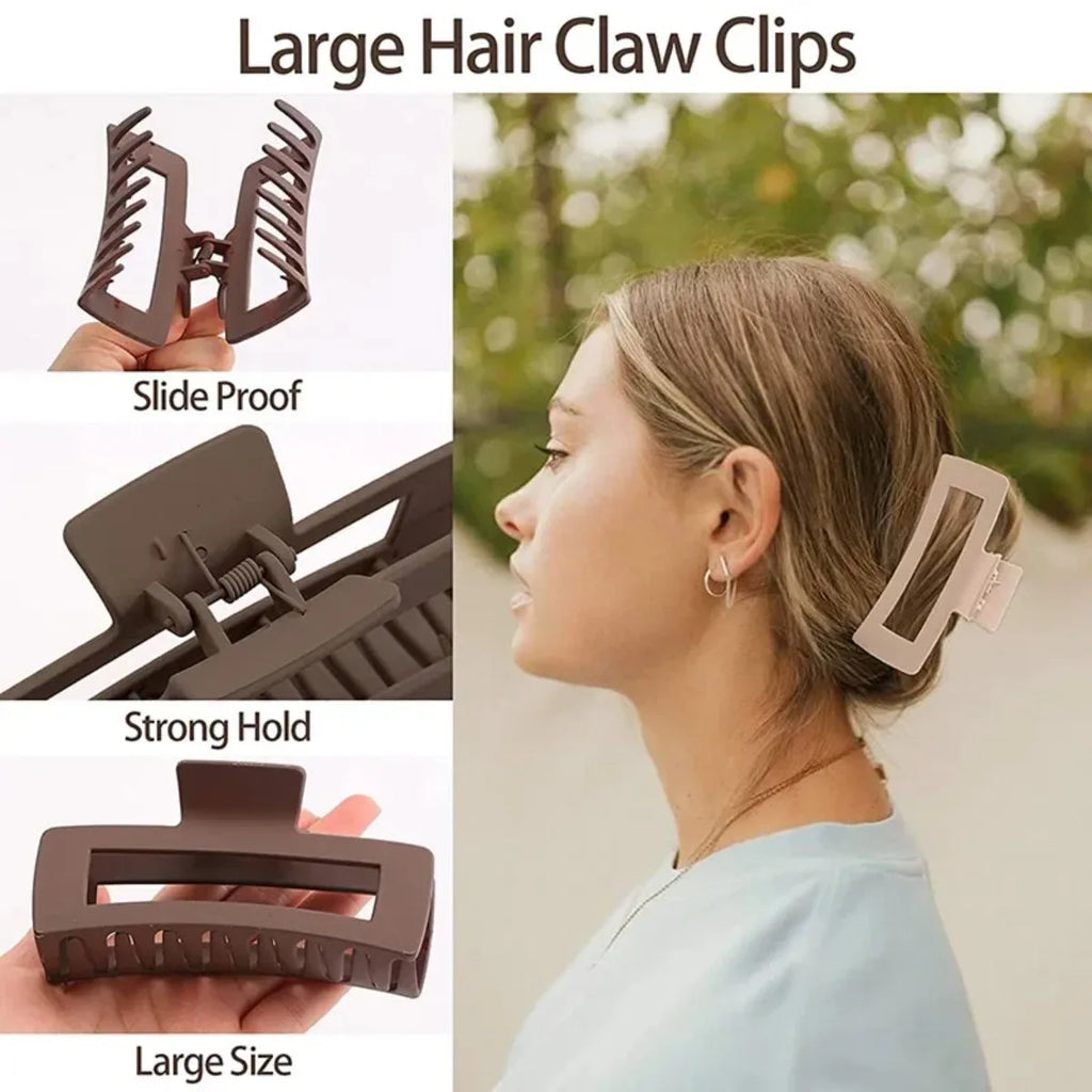 Set de 4 Pinzas Minimalistas | Elegancia para Cada Día 🤍