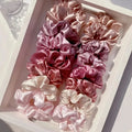 Colección de Scrunchies Satinados – 16 piezas