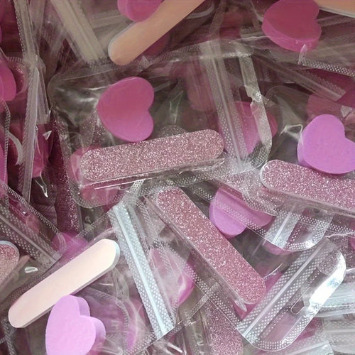 Kit de Manicure Rosa 12 Piezas | Set para Cuidado de Uñas con Lima y Accesorios