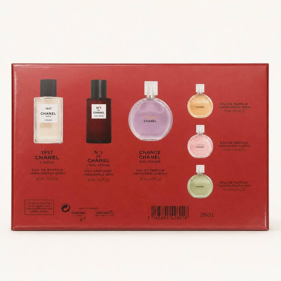 Set de Regalo Perfumes Chanel 6 Piezas