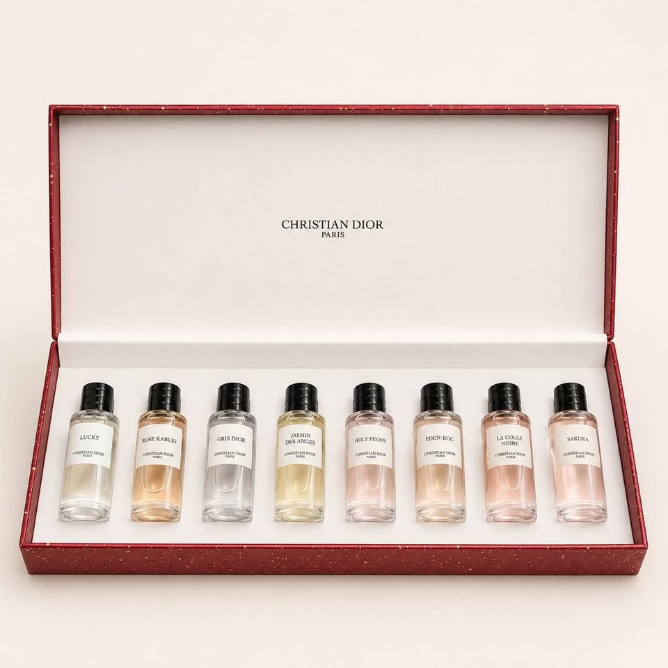 Set de Regalo Mini Perfumes Dior 8 Piezas Caja Roja